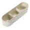 Hello Honey® 15" White Stoneware 3 Section Window Planter